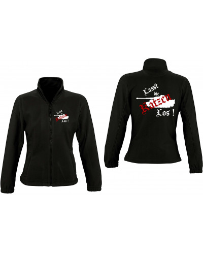 Damen Fleecejacke (Lasst die Katzen los)