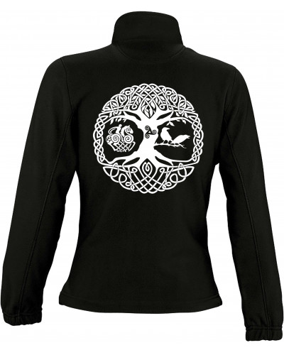 Damen Fleecejacke (Lebensbaum)