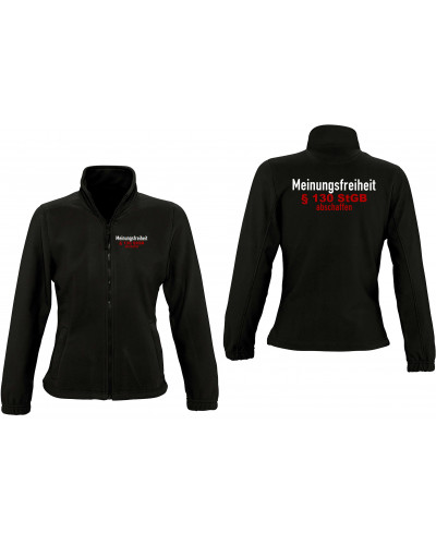 Damen Fleecejacke (Meinungsfreiheit)