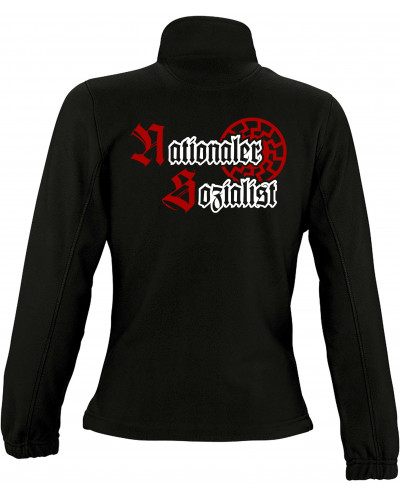 Damen Fleecejacke (Nationaler Sozialist)