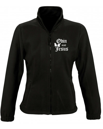 Damen Fleecejacke (Odin statt Jesus)