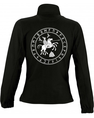 Damen Fleecejacke (Odin und Sleipnir)