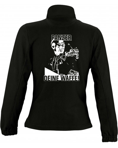 Damen Fleecejacke (Panzer, deine Waffe!)