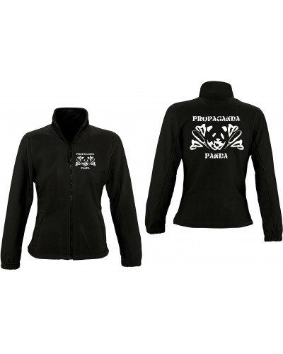 Damen Fleecejacke (Propaganda Panda)