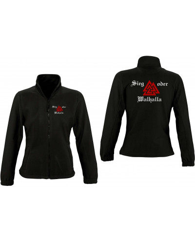 Damen Fleecejacke (Sieg oder Walhalla)