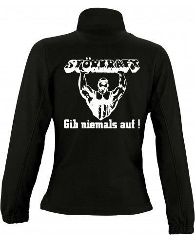 Damen Fleecejacke (Störkraft gib niemals auf)