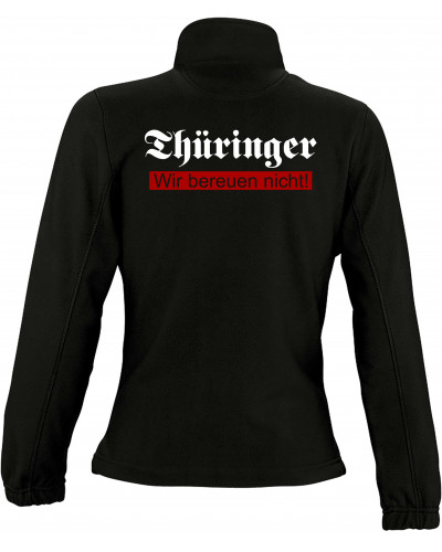 Damen Fleecejacke (Thüringer, wir bereuen nicht)