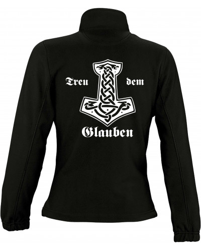 Damen Fleecejacke (Treu dem Glauben)