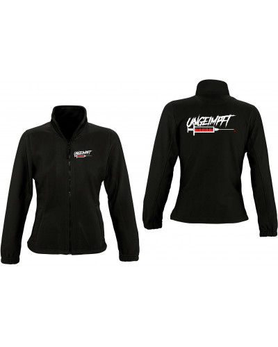 Damen Fleecejacke (Ungeimpft, Spritze)