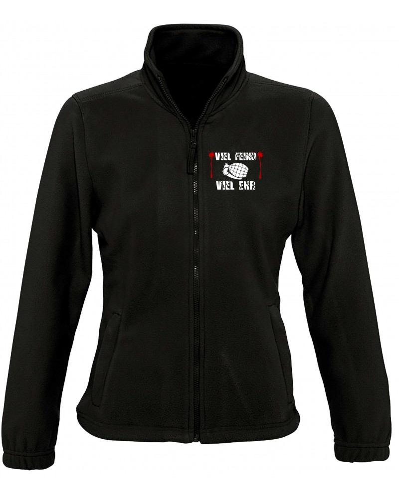 Damen Fleecejacke (Viel feind viel Ehr)
