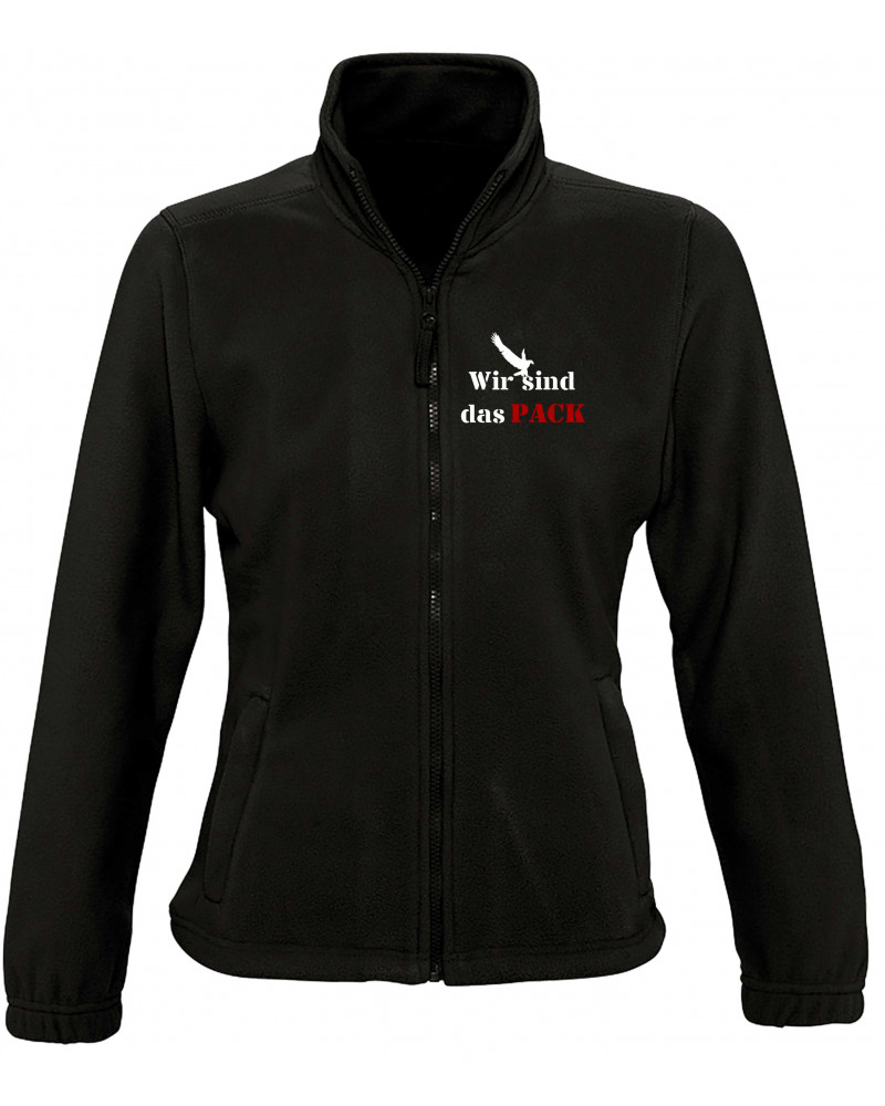 Damen Fleecejacke (Wir sind das Pack)