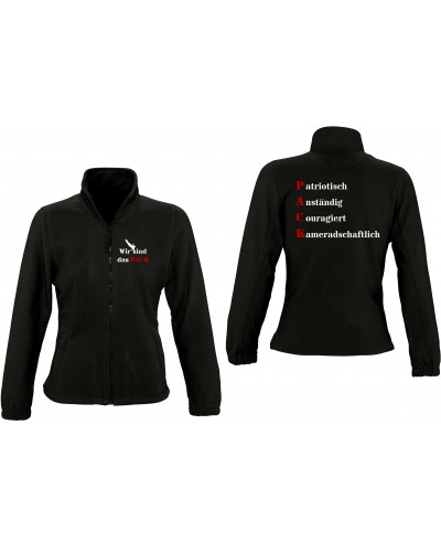Damen Fleecejacke (Wir sind das Pack)