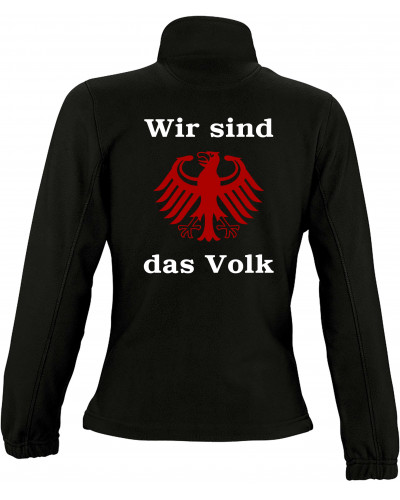 Damen Fleecejacke (Wir sind das Volk)