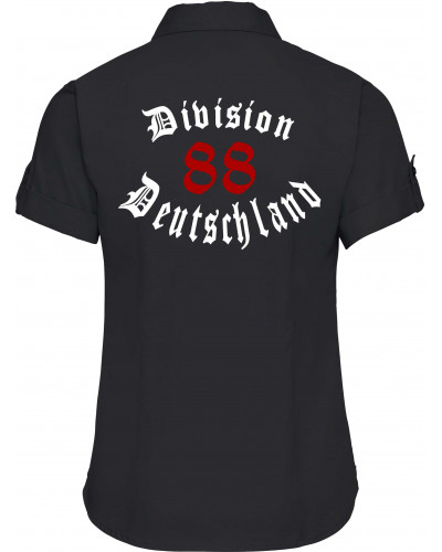 Bestickte kurzarm Damenbluse (Division 88 Deutschland)