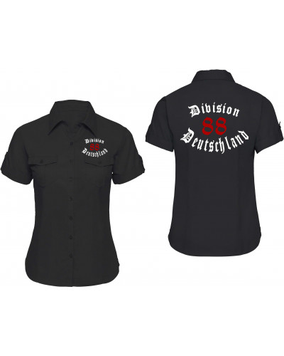 Bestickte kurzarm Damenbluse (Division 88 Deutschland)