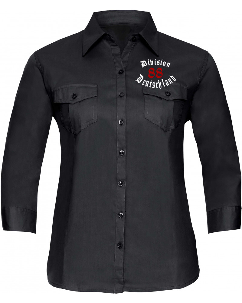 Bestickte langarm Damenbluse (Division 88 Deutschland)