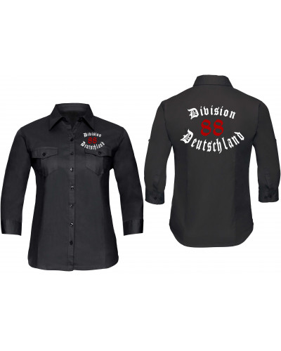 Bestickte langarm Damenbluse (Division 88 Deutschland)