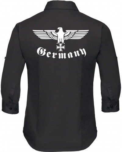 Bestickte langarm Damenbluse (Germany, Adler)