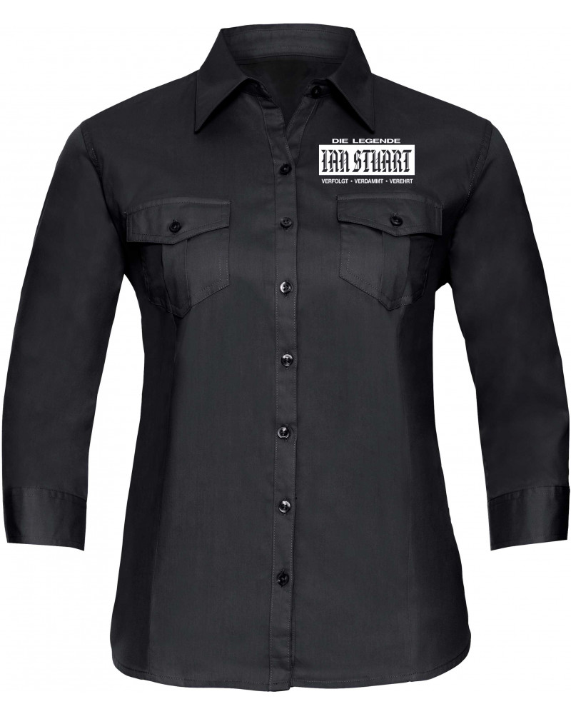 Bestickte langarm Damenbluse (Ian Stuart)