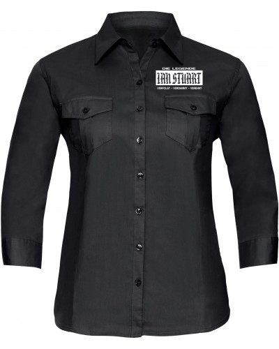 Bestickte langarm Damenbluse (Ian Stuart)