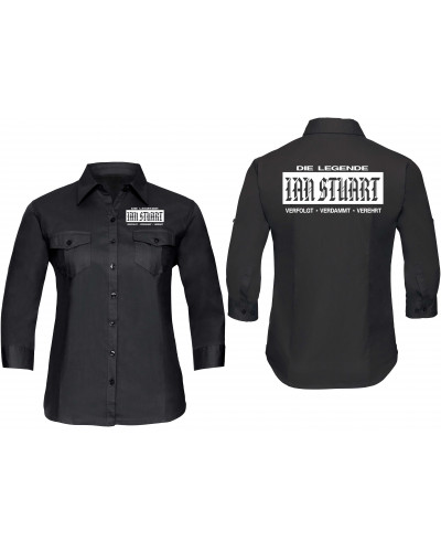 Bestickte langarm Damenbluse (Ian Stuart)
