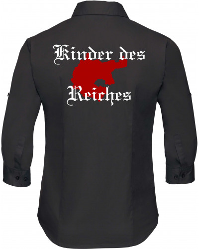 Bestickte langarm Damenbluse (Kinder des Reiches)