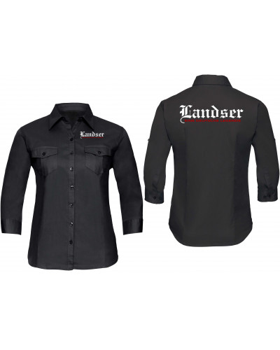 Bestickte langarm Damenbluse (Landser, eine deutsche legende)