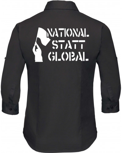Bestickte langarm Damenbluse (National statt global)