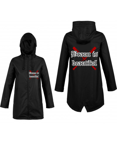 Bestickte Damen Jacke "Hell" (Braun is beautiful)