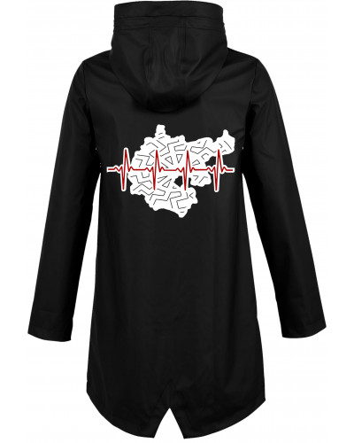Bestickte Damen Jacke "Hell" (Mein Herz schlägt für Deutschland)