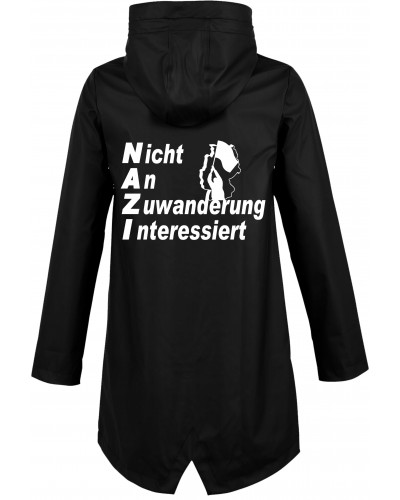 Bestickte Damen Jacke "Hell" (Nicht an Zuwanderung interessiert, Fahne)