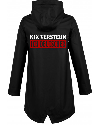 Bestickte Damen Jacke "Hell" (Nix verstehen, ich deutscher)