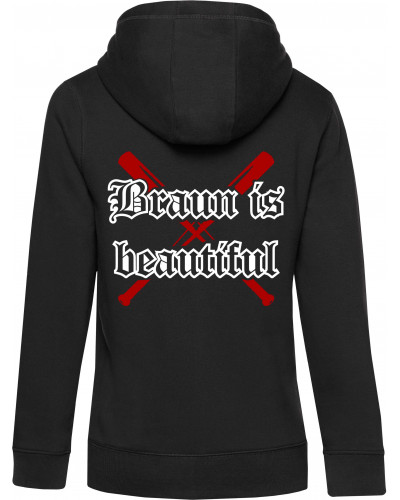 Damen Kapuzen-Jacke (Braun is beautiful)