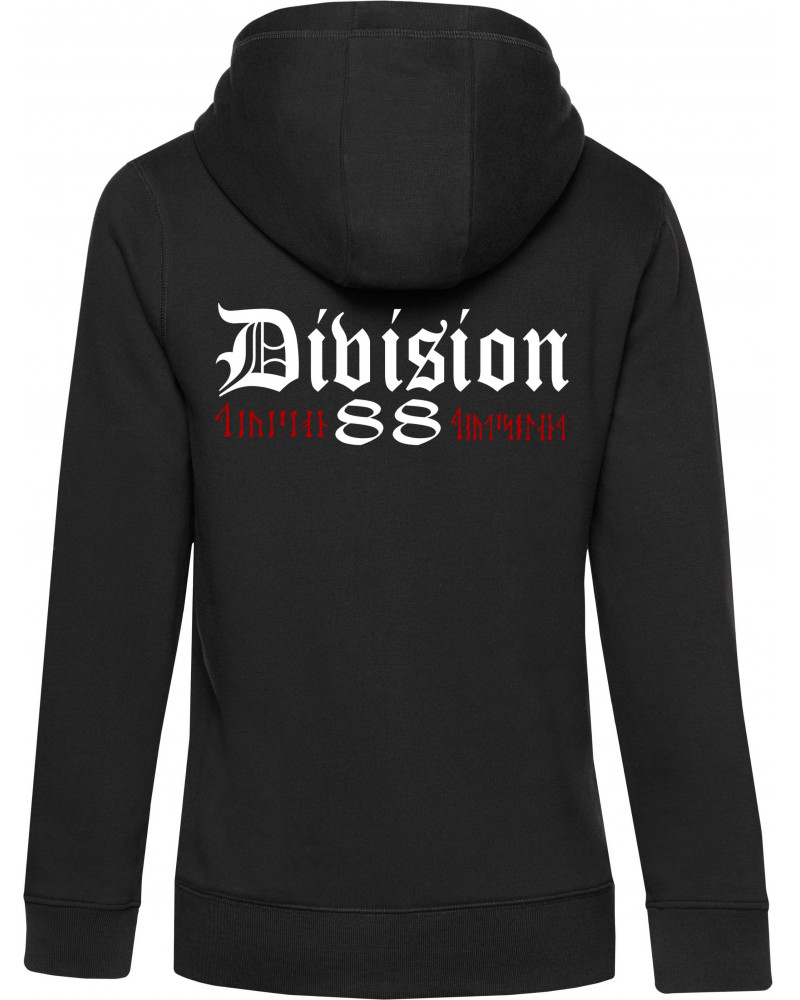 Damen Kapuzen-Jacke (Division 88 Runen)