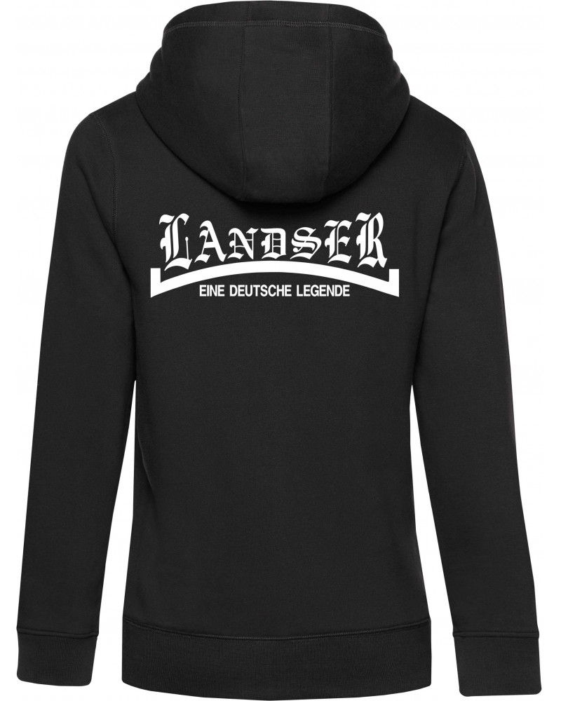 Damen Kapuzen-Jacke (Landser, weiß)