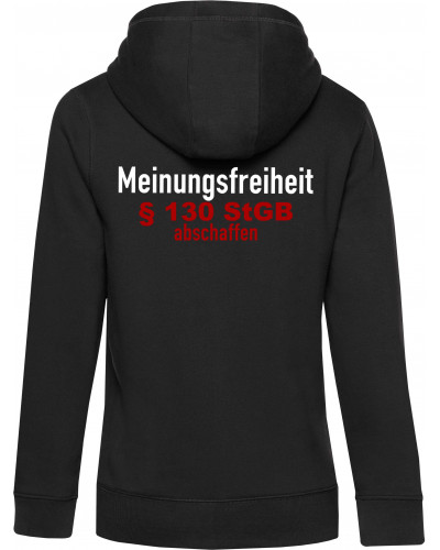 Damen Kapuzen-Jacke (Meinungsfreiheit)