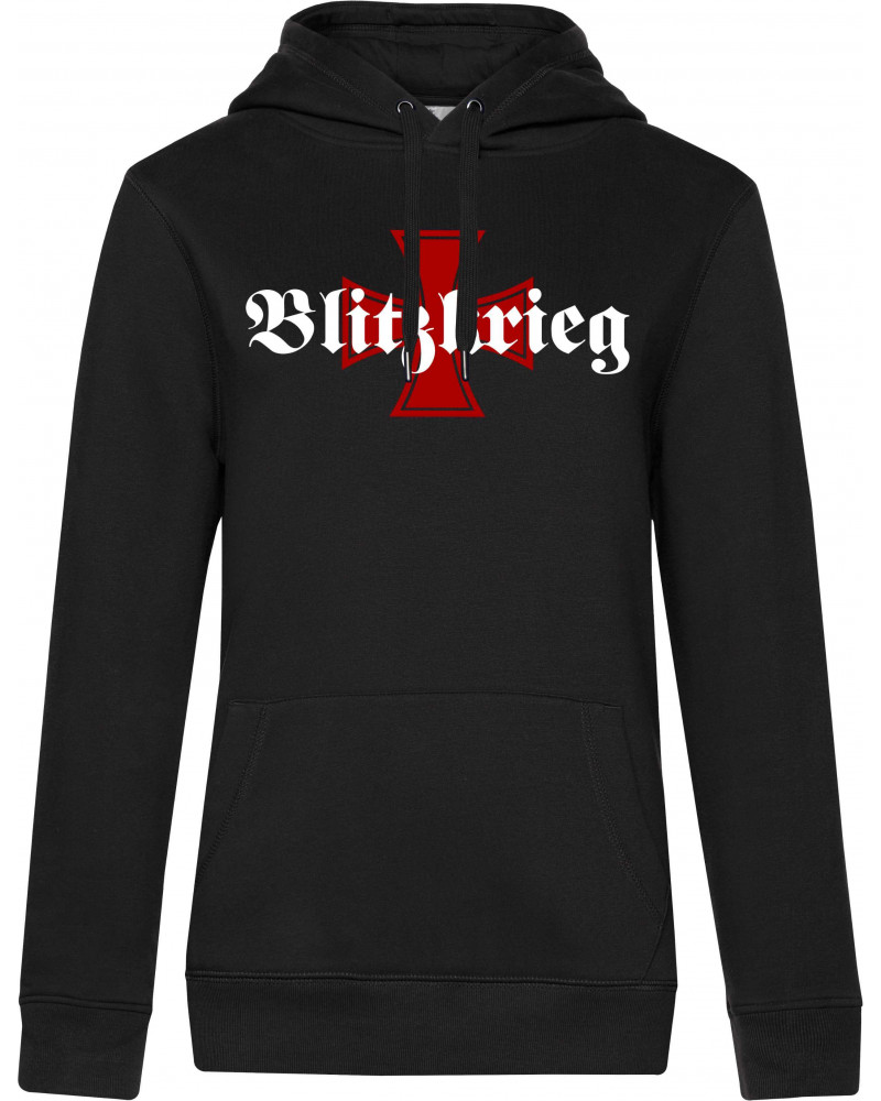 Damen Kapuzen-Pullover (Blitzkrieg)