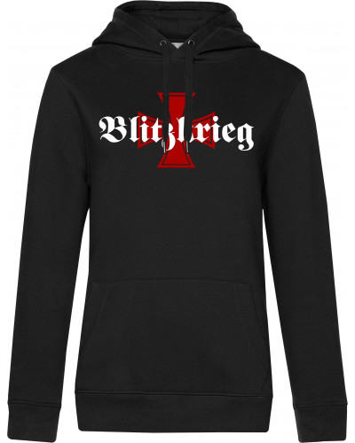 Damen Kapuzen-Pullover (Blitzkrieg)