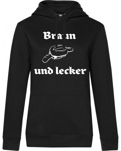 Damen Kapuzen-Pullover (Braun und lecker)