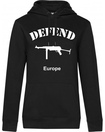 Damen Kapuzen-Pullover (Defend Europe)