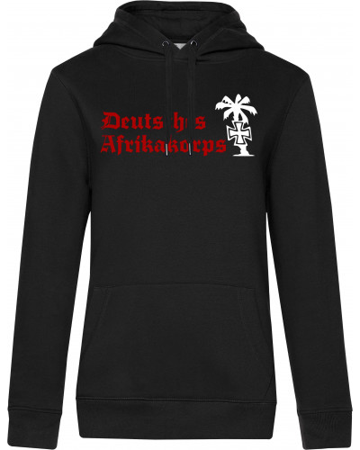Damen Kapuzen-Pullover (Deutsches Afrikakorps)