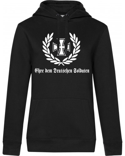 Damen Kapuzen-Pullover (Ehre dem Deutschen Soldaten)