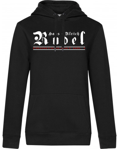 Damen Kapuzen-Pullover (Hans - Ulrich Rudel, Frontsoldat Nr 1)