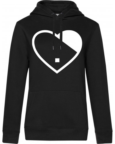 Damen Kapuzen-Pullover (Herz)
