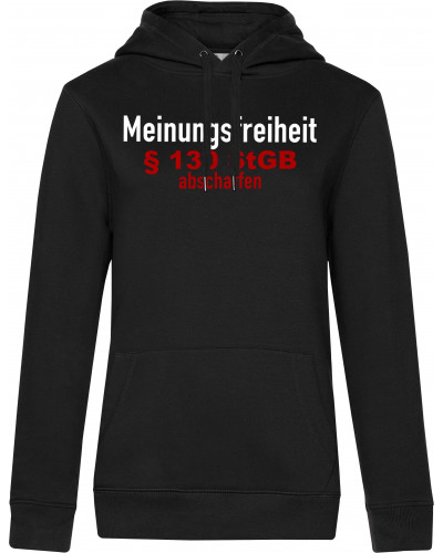 Damen Kapuzen-Pullover (Meinungsfreiheit)