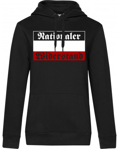 Damen Kapuzen-Pullover (Nationaler Widerstand)