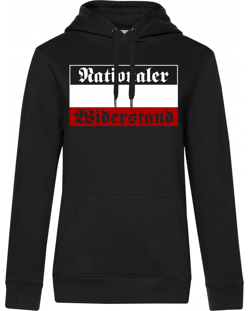 Damen Kapuzen-Pullover (Nationaler Widerstand)