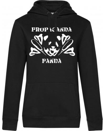 Damen Kapuzen-Pullover (Propaganda Panda)
