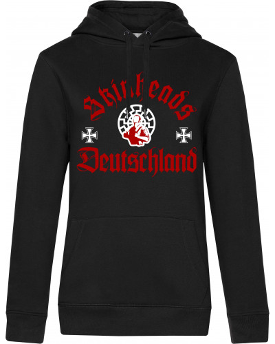 Damen Kapuzen-Pullover (Skinheads Deutschland)