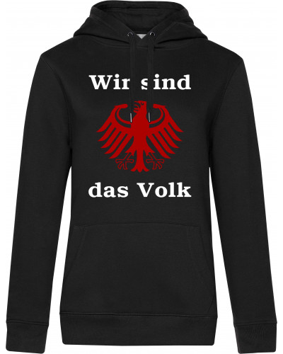 Damen Kapuzen-Pullover (Wir sind das Volk)